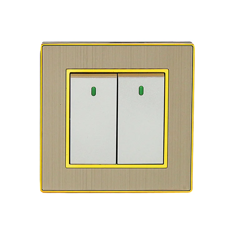 VNX Wall Switch UK Range 2gang 1/2way British Electrical Switch