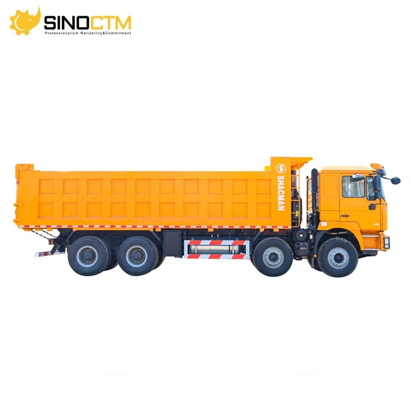 Shacman 371hp 8x4 Hydraulic Dumper Truck 25CBM Cargo Container RHD