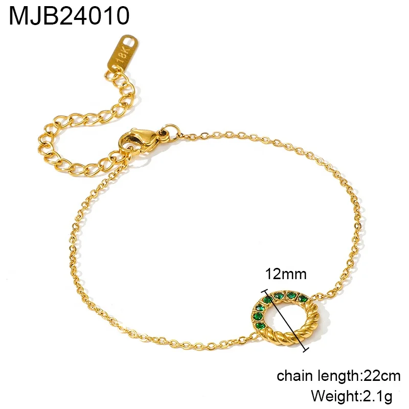 COOL 2024 Non Tarnish Woman Titanium Best Friend Girls Love Friendship Tennis Gold Adjustable Bracelet