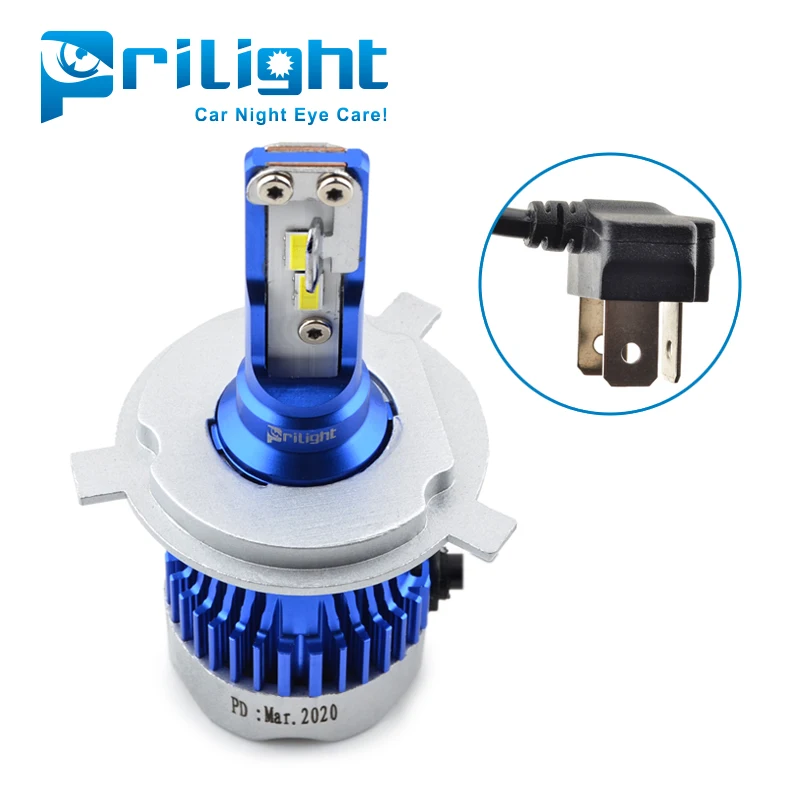 2024 Newest Mini Size H4 LED Headlight Car Bulbs 60W 13000Lm P6 Bulb H11 H7 H11 H8 H9 9005 9006 for Auto Lighting System