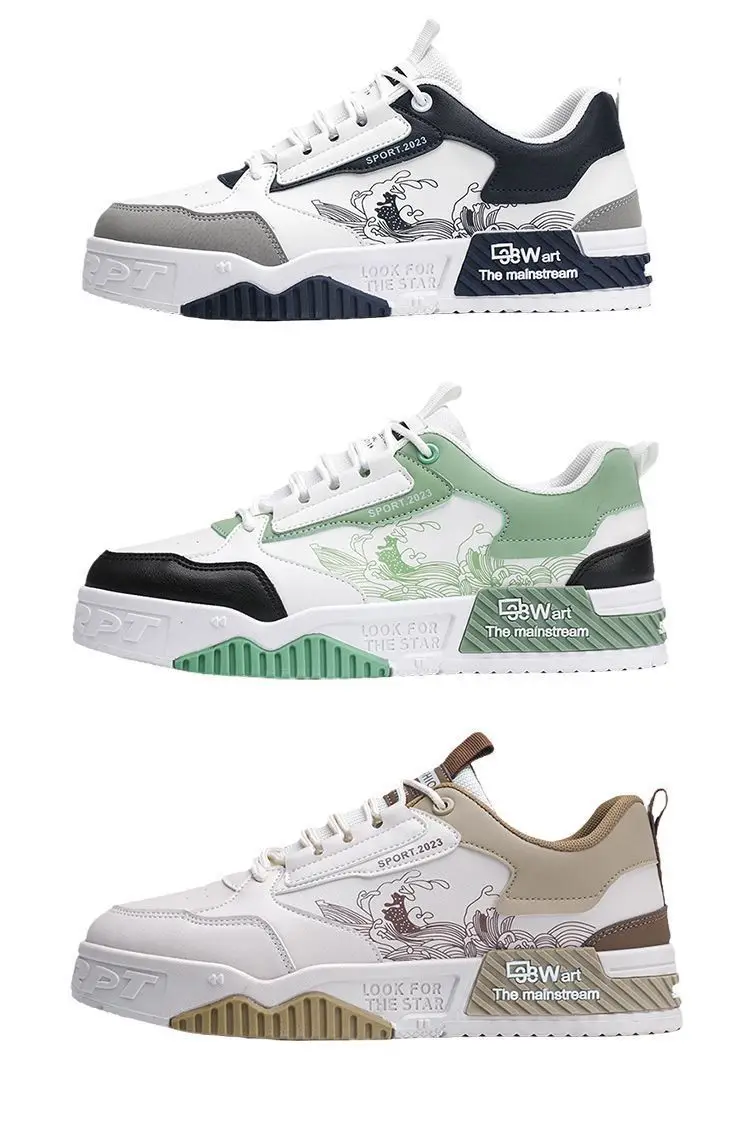 Men’s High-Top Skateboarding Canvas Shoes