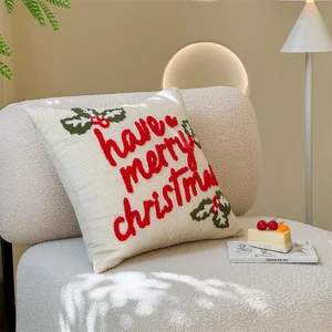 2026 Christmas New Style Polyester Fabric Cushion Collection Home Hotel Holiday Decoration 100% Polyester Duvet Sets