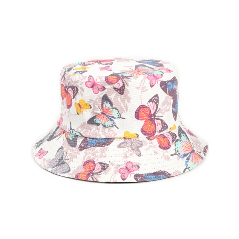 Bulk Printed Summer Floral Bucket Hat 