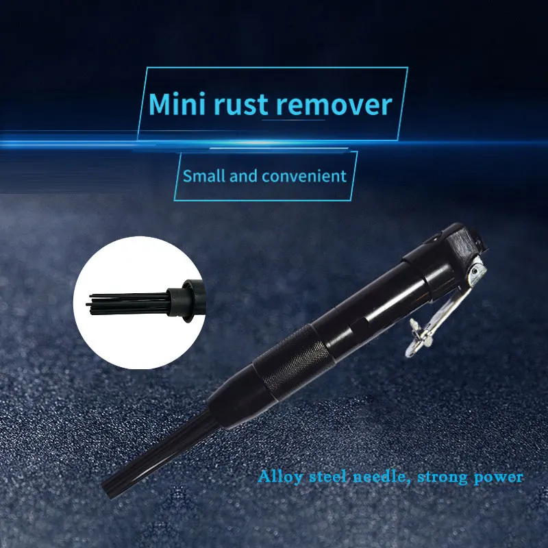12 Steel Needles Mini Rust Removal Gun Handheld Pneumatic Needle Antirust Gun Rust Removal Air