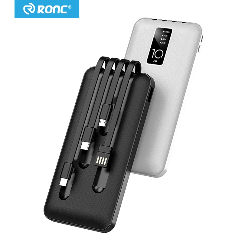 10000mAh 4 Output 1 Input Portable Mobile Battery Charger Power Bank