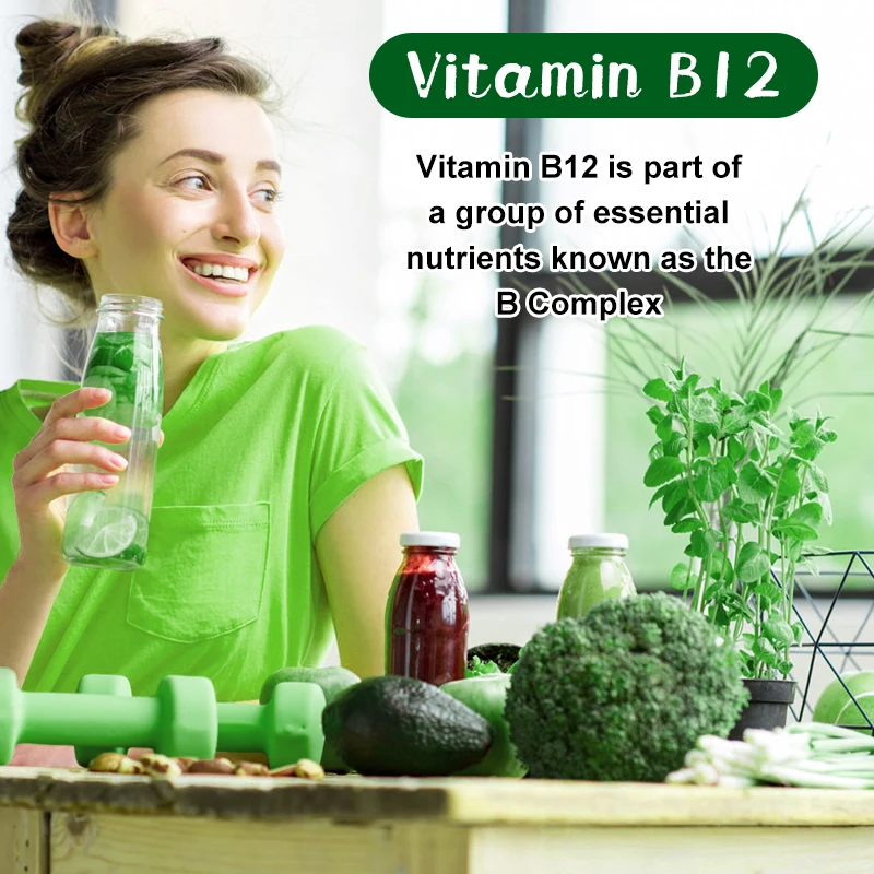 Nerve Cell Health Support Vitamin B12 Complex Capsules 60pcs Cobalamin Capsules Buy Vitamin 4799