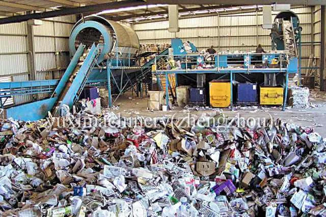 Factory Direct Supply Ballistic Separator for MSW Waste Sorting Plant