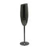 Black 240ml Champagne glass