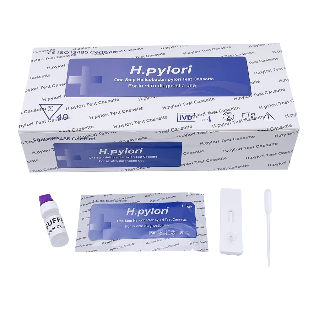 Medical Disposable Infectious disease 3.0 mm WB/Serum/Plasma H.pylori Ab  HP Test Cassette Casset