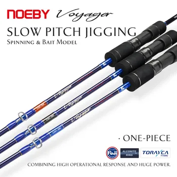 CHEERY Slow Jigging Rods NOEBY Voyager Slow Pitch Jigging 1 Piece Spinning Rod S581-500 Max Drag 25KG Slow Jigging Rods – Metal Jig – view 3