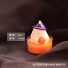 Vela de té fantasma de sombrero morado