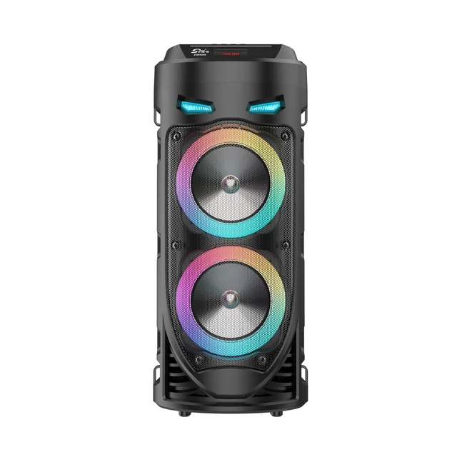 Sing-e ZQS4239 Factory Hot Sale High-Power Portable Wireless Karaoke Party Speaker RGB LED Lighting Microphone Stereo DJ Usage