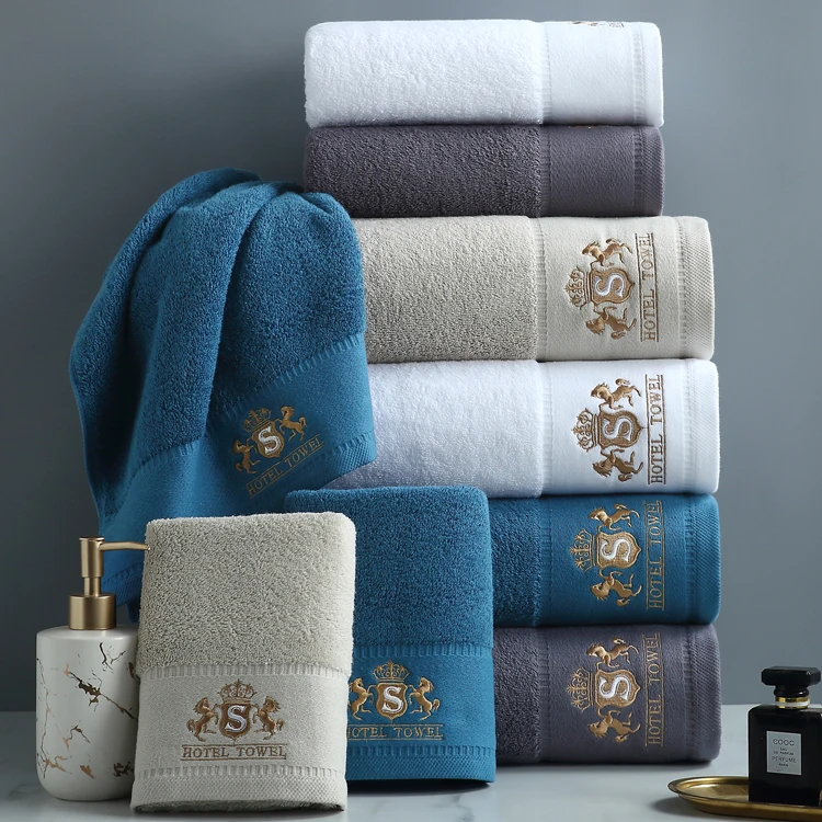 Buy Luxury Hotel Embroidered Bath Towel 100% Cotton,hotel Collection Hand  Towels 100% Cotton White,hotel Supplies from Jiangsu Kamanka Texitile Co.,  Ltd., China