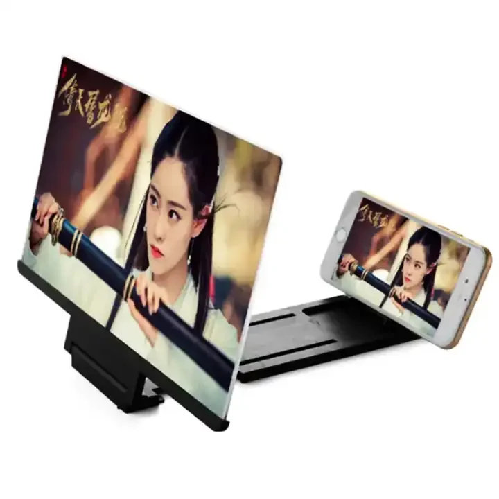 Kaca Pembesar 3d Phone Magnifier Kaca Pembesar Layar 3d Mobile