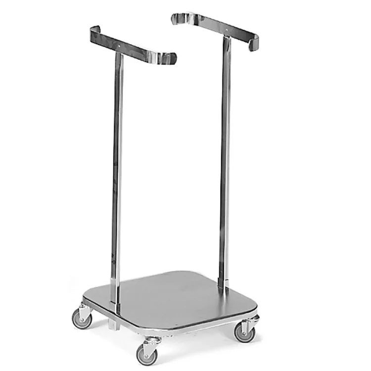 Jh-mech Portable Trash Bag Holder Rack with Wheels