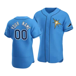 Men's Tampa Bay Rays Nike Light Blue Spring Training Authentic Team Jersey