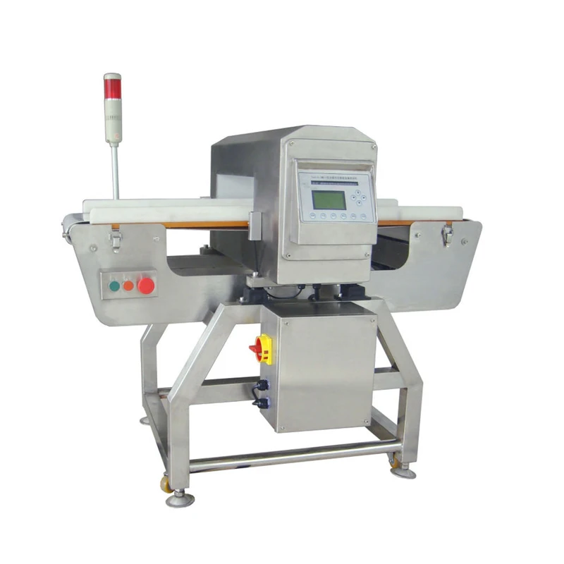 Высокочувствительная стабильная промышленная машина для обнаружения пищевых продуктов, конвейерные ленты, лоток для закусок, металлодетектор для мяса