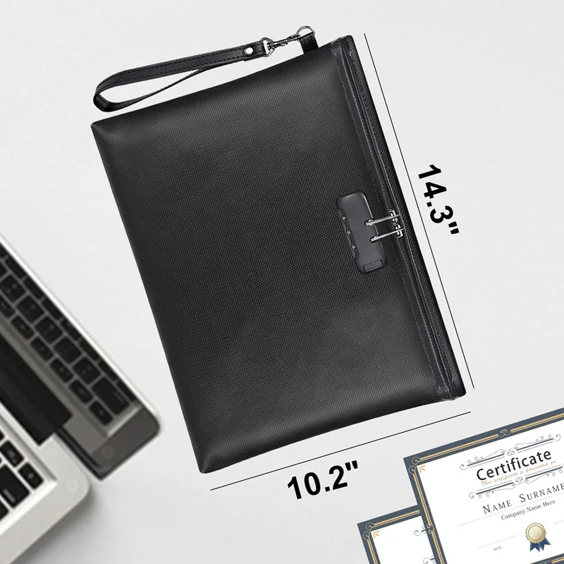 YIHUAXING A4 Expanding File Folder Organ Folder School Office Use Fireproof Waterproof Document Bags Index Divider