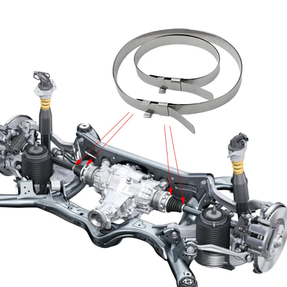 Abrazaderas Junta Homocinética 10 Abrazaderas De Fuelle Para Junta  Homocinética, Abrazadera De Junta Homocinetica Abrazadera De Junta  Homocinetica Para Eje Cardan Abrazadera Ajustable De Acero Inoxidable  90636570 Abrazaderas Prensado PK 24