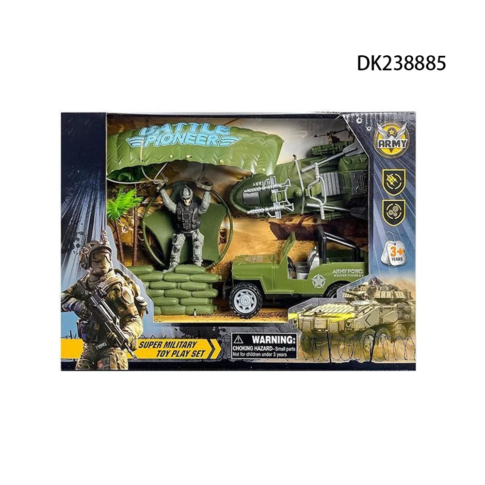 Военная серия сцена битвы Армия Мужчины игрушки солдаты ролевые игры для детей