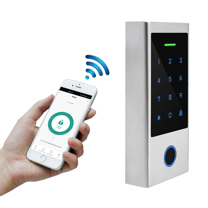 Secukey Biometric Fingerprint Password RFID Card Door Access Control System With Tuya WIFI