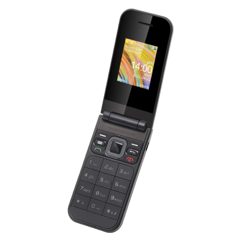 Flip Phone Gsm UNIWA Keypad Mobile Phone Large Keyboard Ad Large Bettery Senior Cell Phones F2720