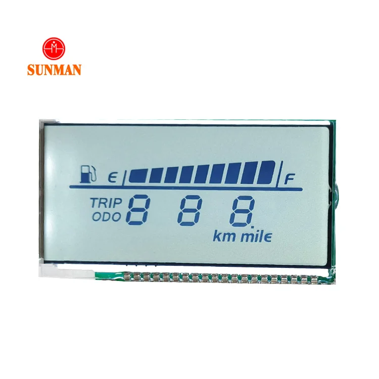 6 digit 7 segment cheap htn electric e bike ebike motorcycle motorbike lcd display rohs