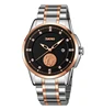 silver/rose gold-black