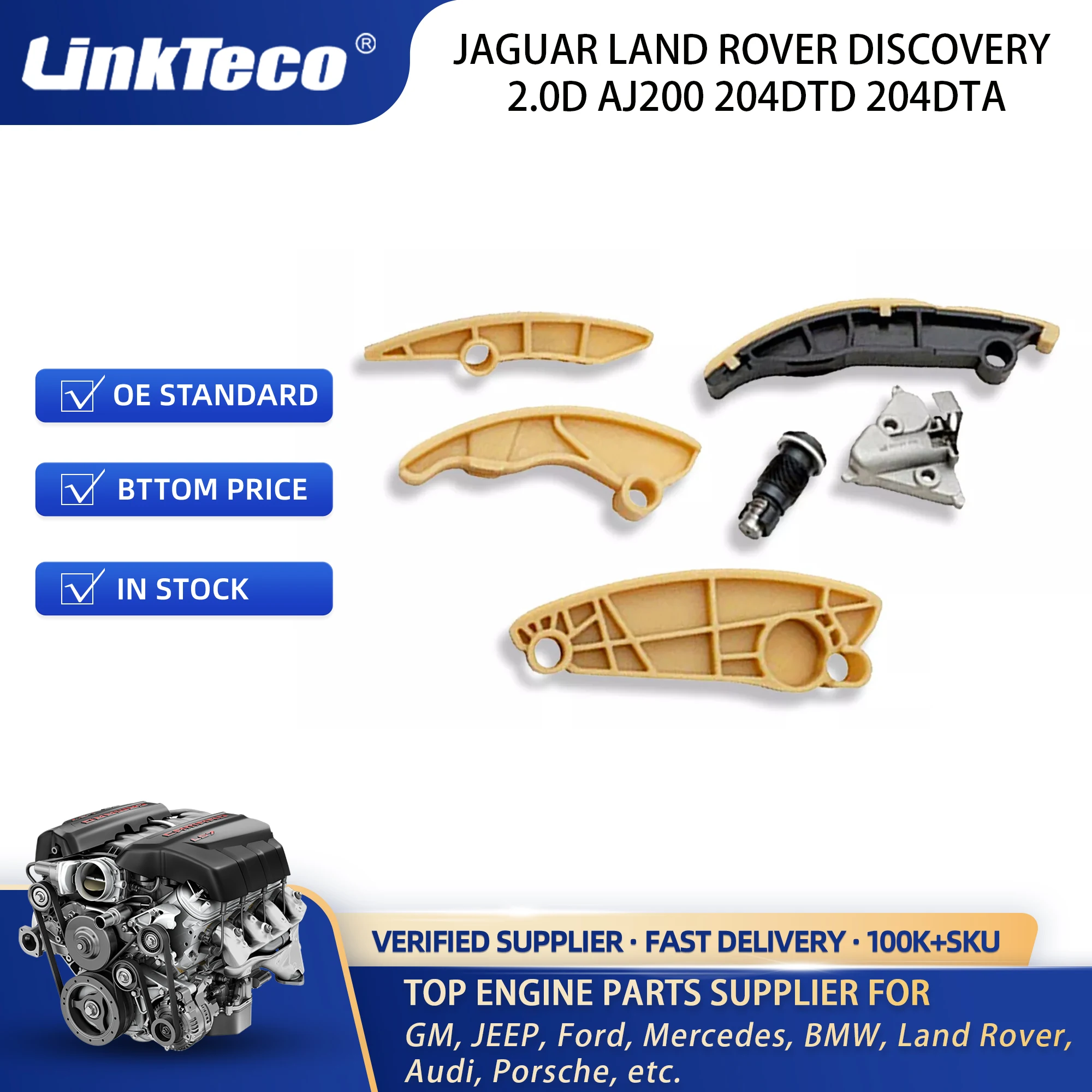 BGS 70008 | Juego De Calado De Distribución | Para Jaguar, Land Rover JLR 2.0 Ingenium Diesel