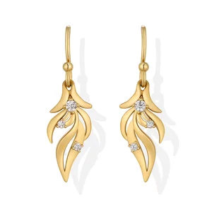 Original Design Earrings Simple and Fashionable Leaf Shaped Earrings for Women Fashion Earrings Jewelry