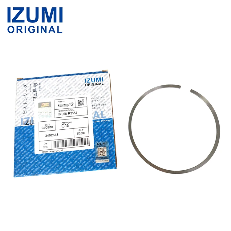 IZUMI ORIGINAL C18 3492568 Piston Rings 349-2568 130mm Gage Diameter Piston Top Ring For Caterpillar