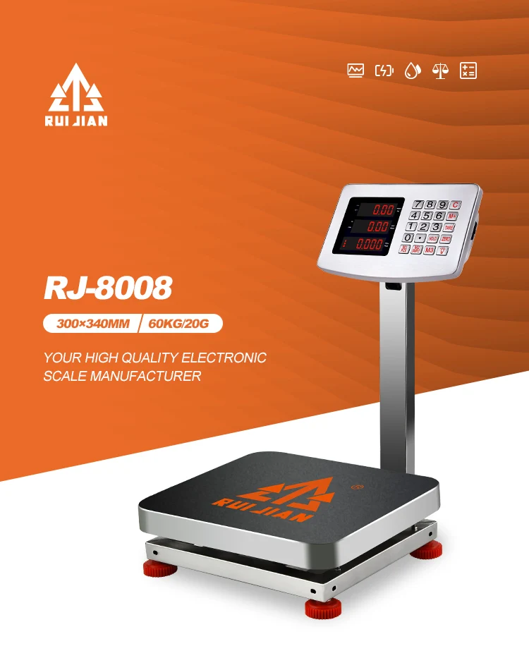 60KG Mini Platform Digital Electronic Weighing Scale