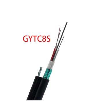 Bulk Wholesale Outdoor Fiber Optic Cable 4/6/8/12/24/48 Core GYTC8S Cable Aerial Figure 8 Multi-tube with Steel Tape GYTC8A FTTH