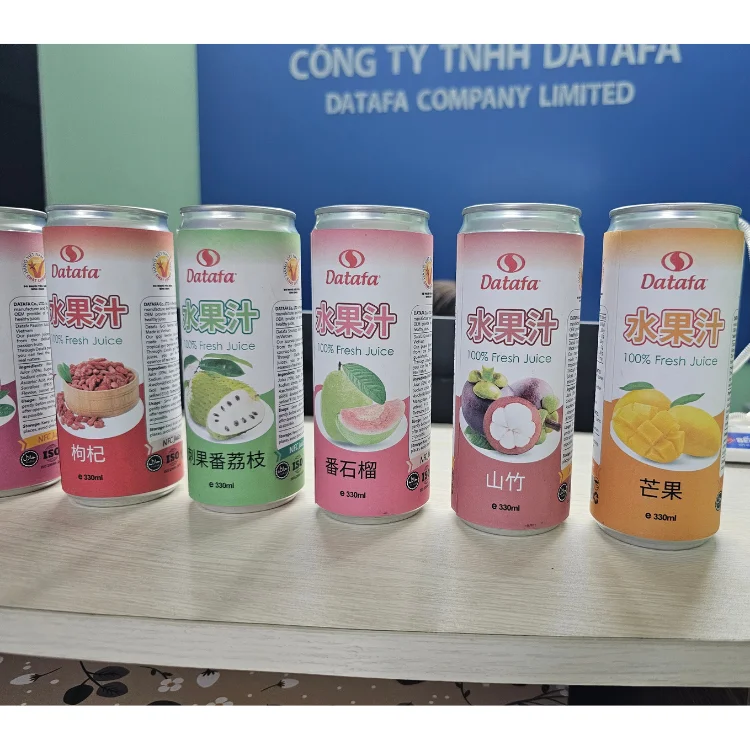 Фруктовый сок Datafa овощной Iso Сертификация Oem Сервисная картонная коробка вьетнамский производитель