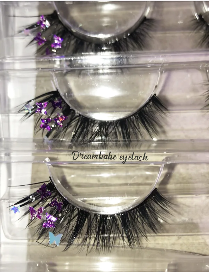 Free Sample 25mm Eyelashes Wholesale Handmade Popular Styles Diamond