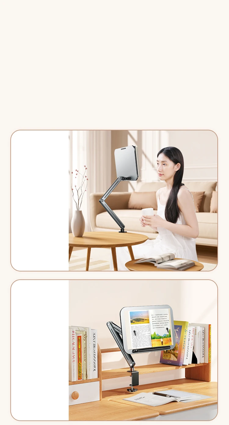 Head-up Reading Cantilever Book Stand - Protect Cervical Spine