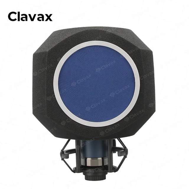 Clavax Professional Microphone vocal booth Soundproof Isolation Shield filter Acoustic Screen For Studio Recording
