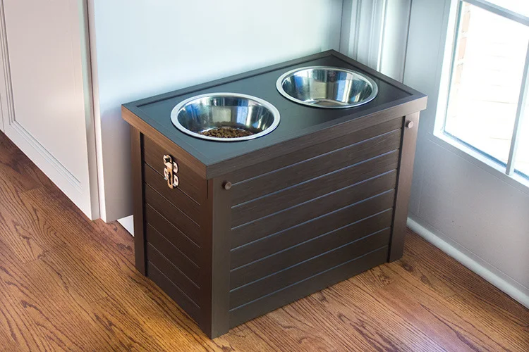 Pet Bowl Storage Bucket cat Food Dog Food Preservation Moisture-proof Dry Storage Bucket and Bowl Two in One factory