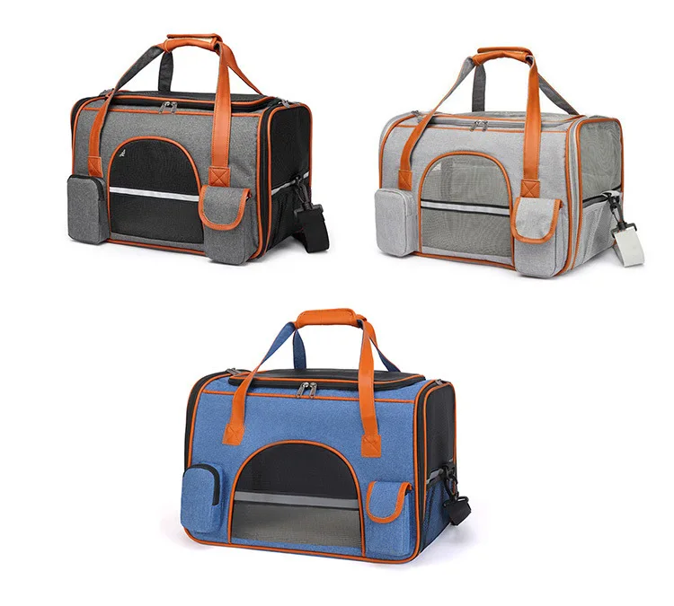 Hot sale Portable Pet Carrier Cat Dog Carrier Pet bag with Soft Mat for Small animals Waterproof Pet bag