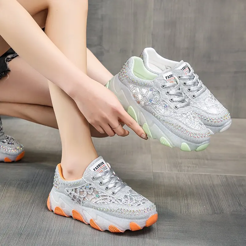Trend 2022 Ladies Flat Shoes Causal Running Shoes Women Jelly-soled Diamond  Sneakers Women - Buy Sneakers Women,Running Shoes Women Sneakers For Ladies,Shoes  Women Ladies Flat Shoes Trend 2022 Product on 