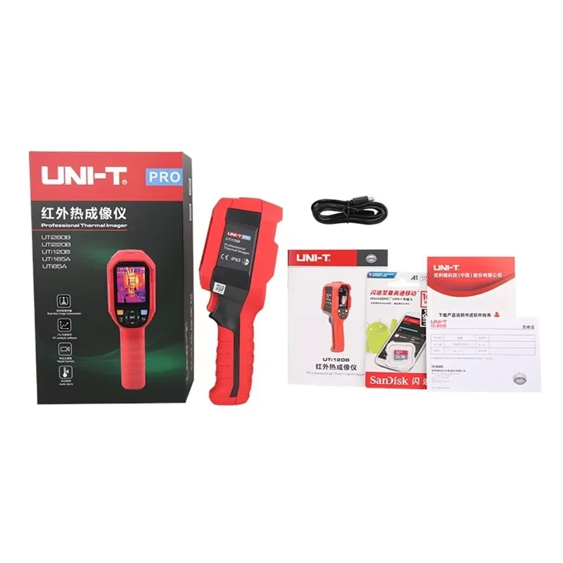 UNI-T UTi120B サーモグラフィー HVAC ボイラーモーター ハンドヘルド 
