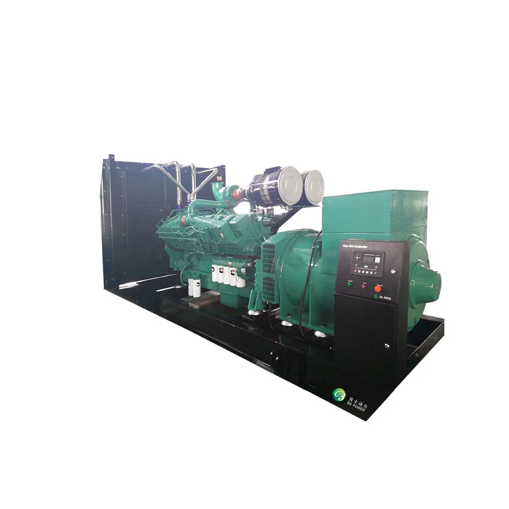 1000KVA Biogas Electrical Generator Gas Genset Gas Turbine Generators