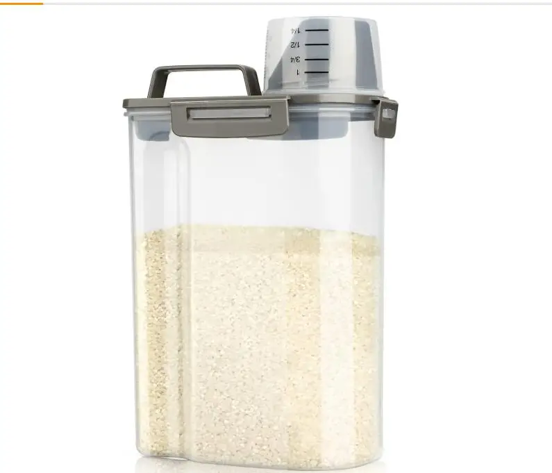 airtight rice storage container plastic dry