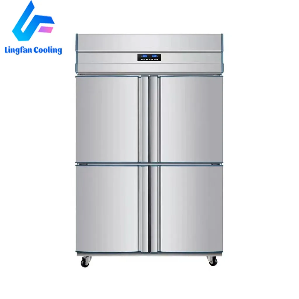 Four-door Refrigerator with Separate Freezer Compartments