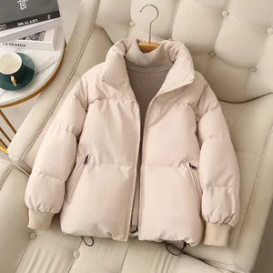2026 Winter Women's Short Warm Fashion Casual Student Korean Cotton Jacket