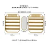 Three-piece set (2 80 + 1 mirror) with logo