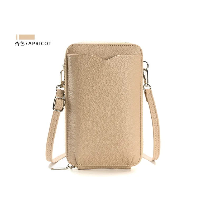 Luxury Shoulder Bag for Women Cell Phone Zipper Pouch PU Leather Waterproof Phone  Case Bag Customized Logo Crossbody Purse| Alibaba.com