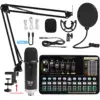 Conjunto de tarjeta de sonido Black-Black WXH1000+V10xPro