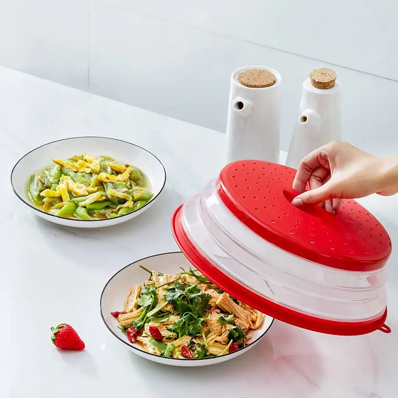 Magnetic Microwave Cover for Food, Collapsible Microwave Splatter