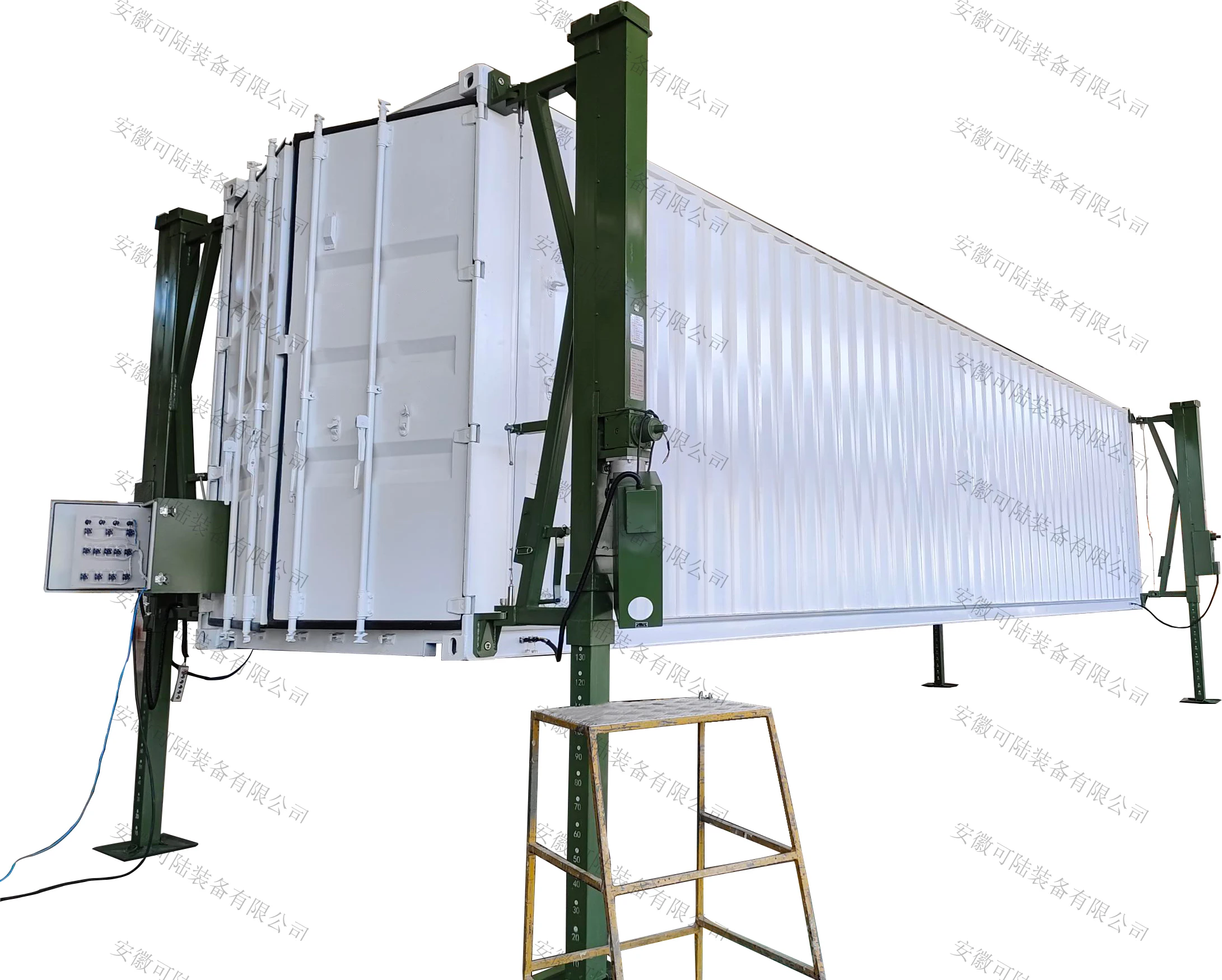 Container Lifting Jack for Shipping Container with Four Container Lifting Leg
